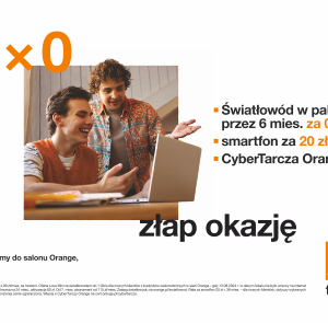 Orange – światłowód 6 miesięcy za 0 zł